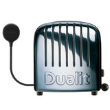Dualit Toaster Vario in poliert, Edelstahl, mit Platz für 4 Brotscheiben, modernes Küchen-Design, sichtbar im Bild