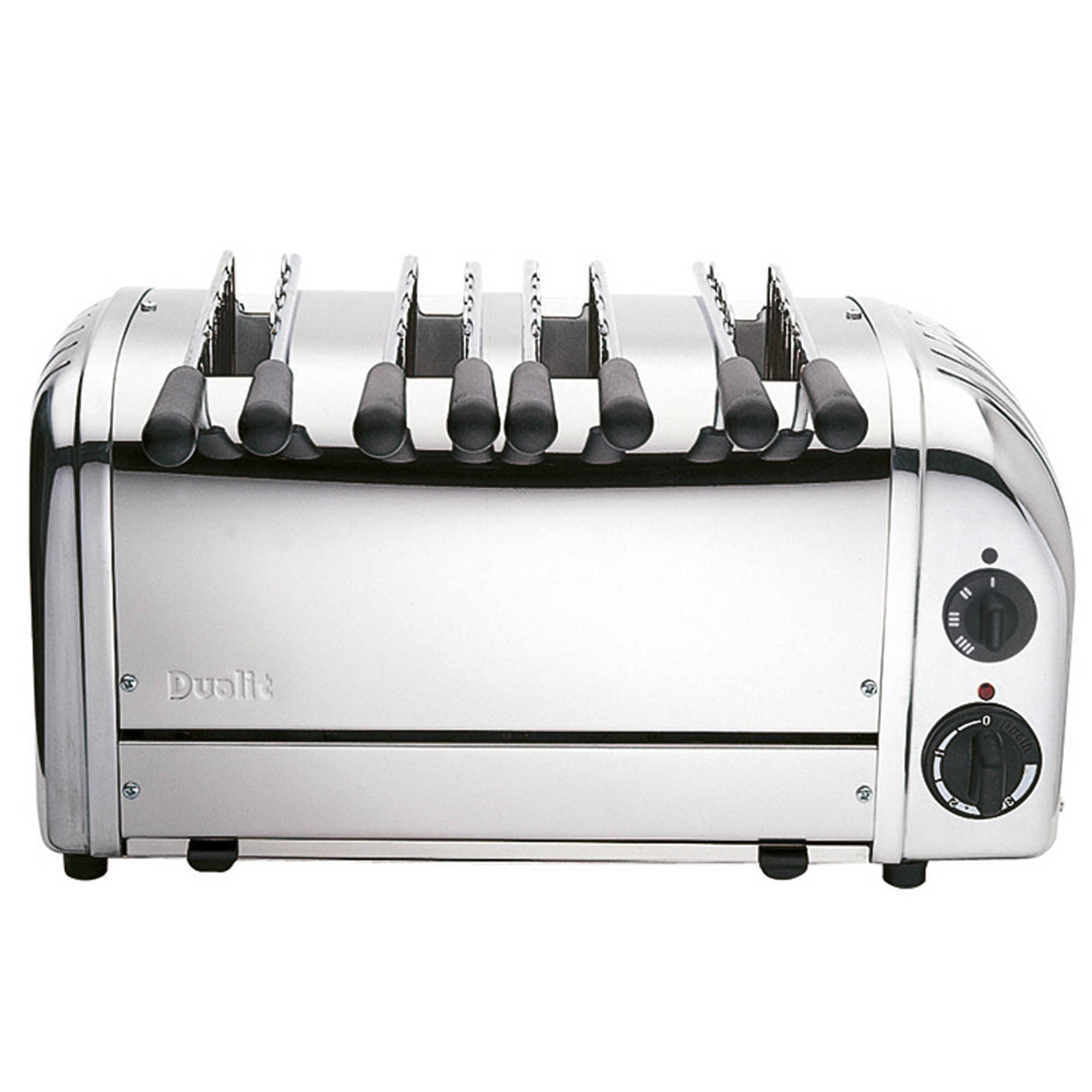 DUALIT Toaster CLASSIC aus Edelstahl, 6 Scheiben, modernes Design, für knuspriges Toasten, hochwertiges Küchengerät