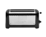 Schwarzer DUALIT Toaster LITE mit 4 Scheiben für knuspriges Toasten, modernes Design und einfache Bedienung.