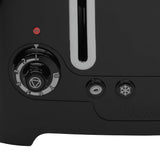 DUALIT 2+1 Combi Toaster LITE in Schwarz mit Platz für 2 Scheiben Toast, modernes Design