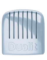 Heller blauer DUALIT Toaster NEWGEN mit 4 Scheiben für knuspriges Toasten, modernes Design, Blick auf die Frontansicht