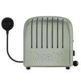 Dualit Toaster Newgen in Salbeigrün, 4 Scheiben, modernes Design, mit Edelstahl-Details, für knuspriges Toasten.
