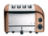 Dualit Toaster Newgen in Kupfer, 4 Scheiben, modernes Design, hochwertiger Toaster für knuspriges Toasten