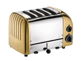 DUALIT Toaster NEWGEN aus Messing, 4 Scheiben, modernes Design, für knuspriges Toasten, hochwertige Küchenmaschine