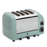 DUALIT Toaster NEWGEN aus Eukalyptus-Holz, 4 Scheiben, modernes Design, hochwertiger Toaster für knuspriges Toasten.
