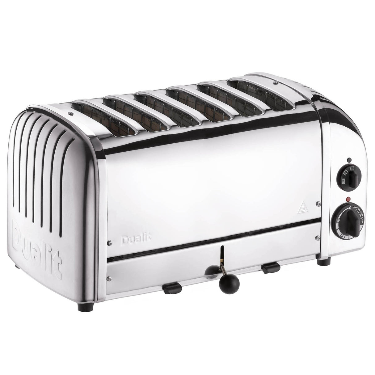 DUALIT Toaster CLASSIC aus Edelstahl, 6 Scheiben, modernes Design, für knuspriges Toasten von mehreren Brotscheiben gleichzeitig