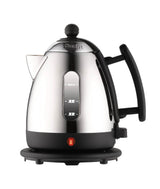 Schwarzer DUALIT Wasserkocher Mini LITE mit 1-Liter-Fassungsvermögen, glatte Oberfläche und kompakte Form.