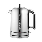 Polierter DUALIT Wasserkocher CLASSIC mit 1,7 Liter Fassungsvermögen, Edelstahl, elegantes Küchengerät, Wasserkocher in Betrieb