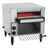 Schwarzer DUALIT Toaster für Gastro, Durchlauf, mit zwei Toastkammern und Edelstahl-Design.