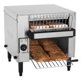 Schwarzer DUALIT Toaster für Gastro, Durchlauf, mit zwei Toastschlitzen, professionelles Küchengerät