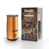 DUALIT Milchaufschäumer MILK&CHOCLATE in Kupfer, perfekt zum Aufschäumen von Milch und Schokolade für Kaffeespezialitäten