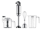 Polierter DUALIT Stabmixer Classic, handlicher Küchenmixer mit Edelstahlgehäuse und ergonomischem Design.