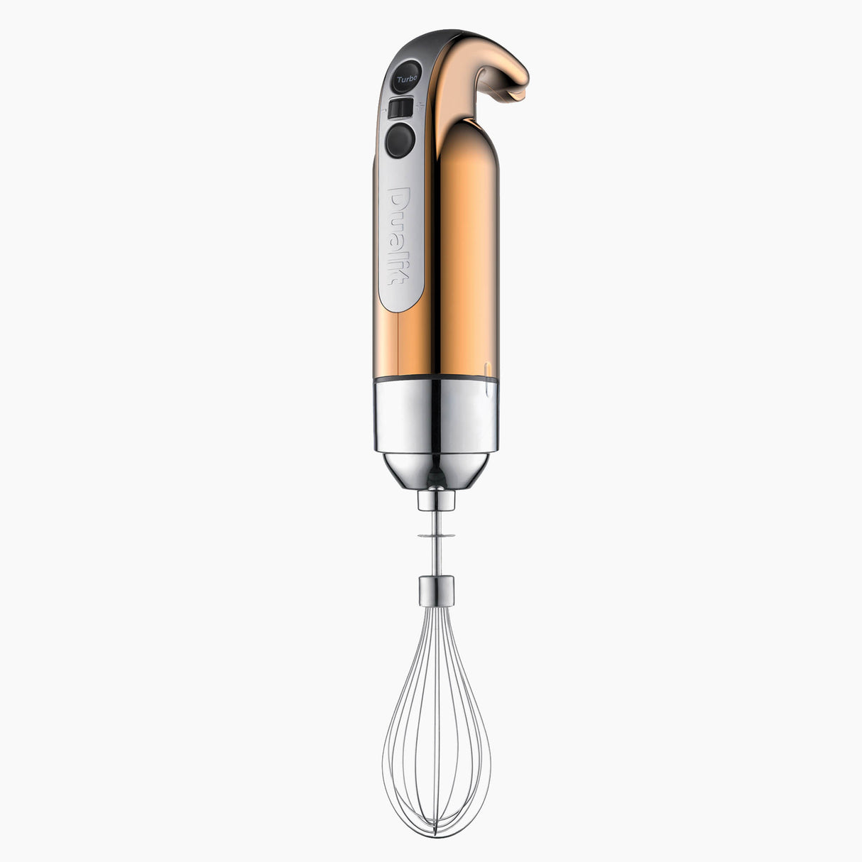 DUALIT Stabmixer CLASSIC in Kupfer, handliches Küchengerät mit Edelstahlklingen und ergonomischem Griff.