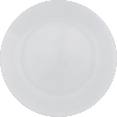 Corelle Winter Frost white dinnerware set featuring elegant, frosted glass plates and bowls, standard tableware style.