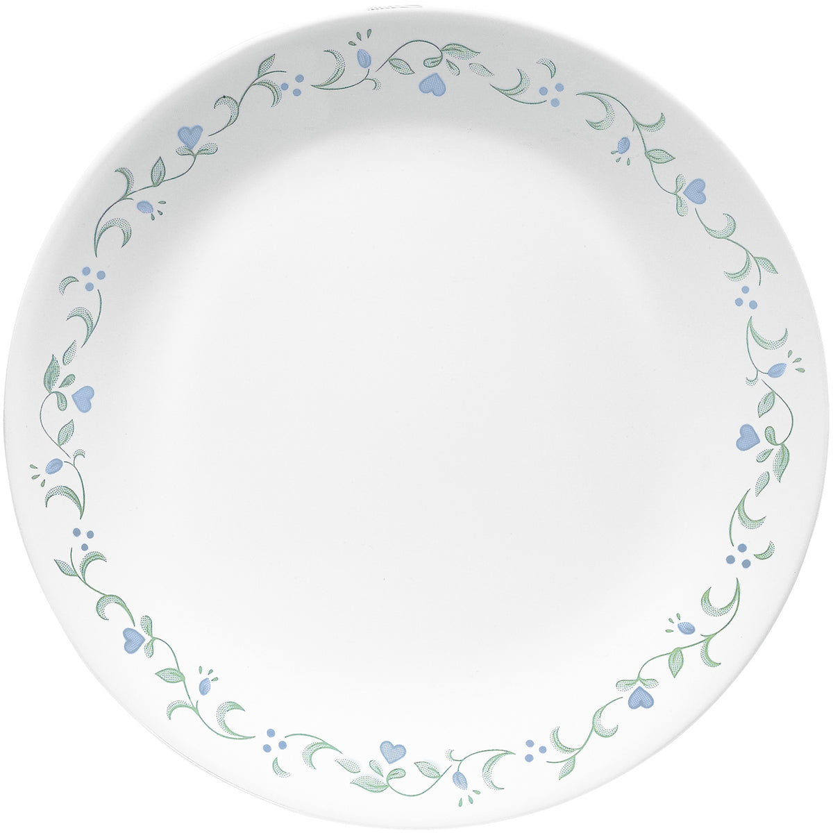 Corelle Country Cottage white dishware set with charming graphic design, durable ceramic dinnerware for everyday use
