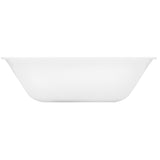 Corelle Winter Frost white dinnerware set with elegant, frosted glass appearance, featuring plates and bowls for stylish table setting.