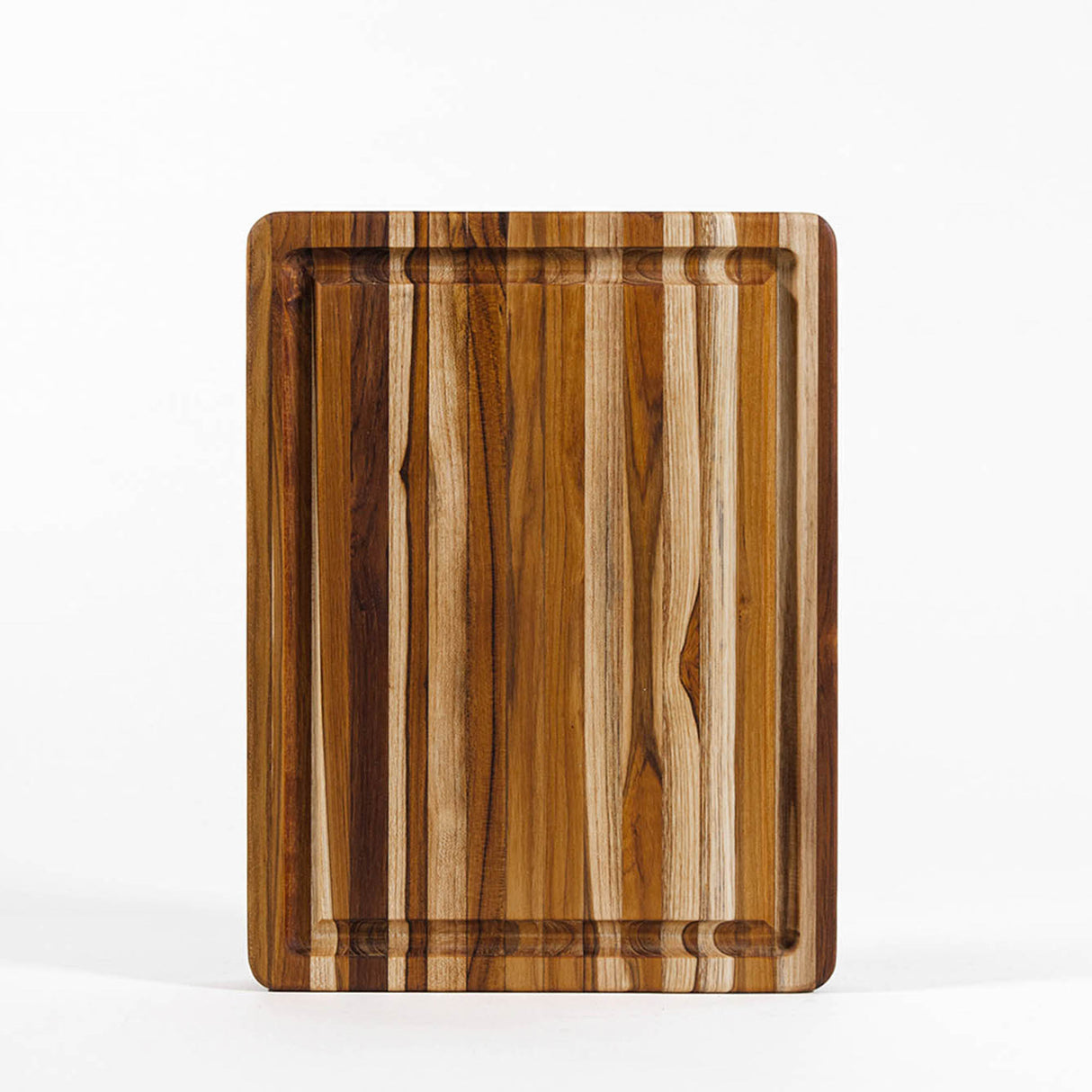 TEAKHAUS Teakholz-Schneidebrett, rechteckig, langlebig und naturbelassen, ideal für die Küche aus hochwertigem Teakholz.