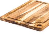 Teakholz-Schneidebrett von TEAKHAUS, MARINE Serie aus hochwertigem Teakholz, perfekt zum Schneiden und Servieren.
