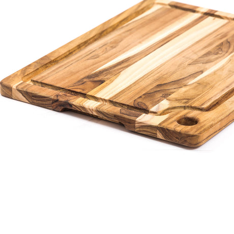Teakholz-Schneidebrett von TEAKHAUS, MARINE Serie aus hochwertigem Teakholz, perfekt zum Schneiden und Servieren.