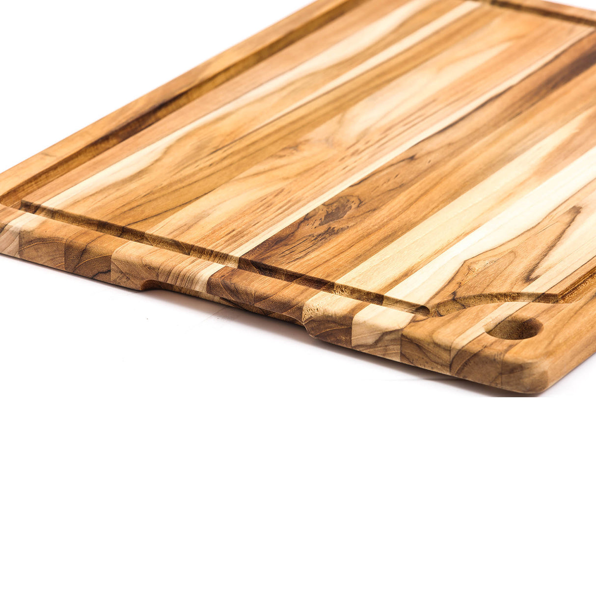 TEAKHAUS Teakholz-Schneidebrett MARINE aus Teakholz, langlebiges Schneidebrett mit glatter Oberfläche und natürlicher Maserung.