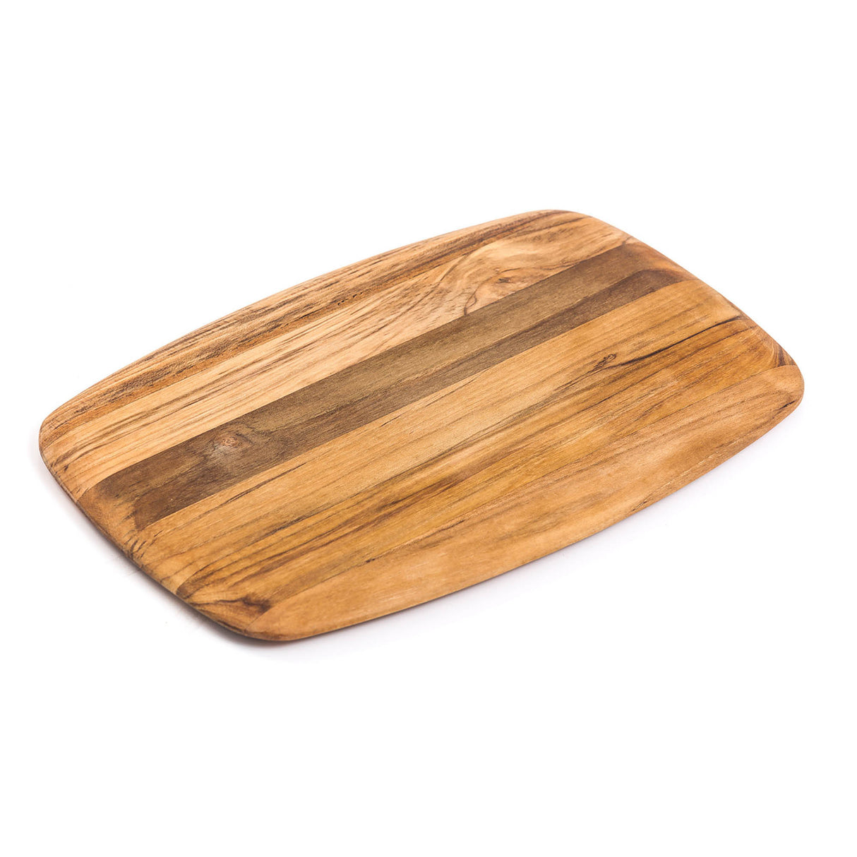 Teakholz-Schneidebrett von TEAKHAUS, rechteckig, elegante Oberfläche aus Teakholz, ideal für Küchenarbeit und Präsentation.