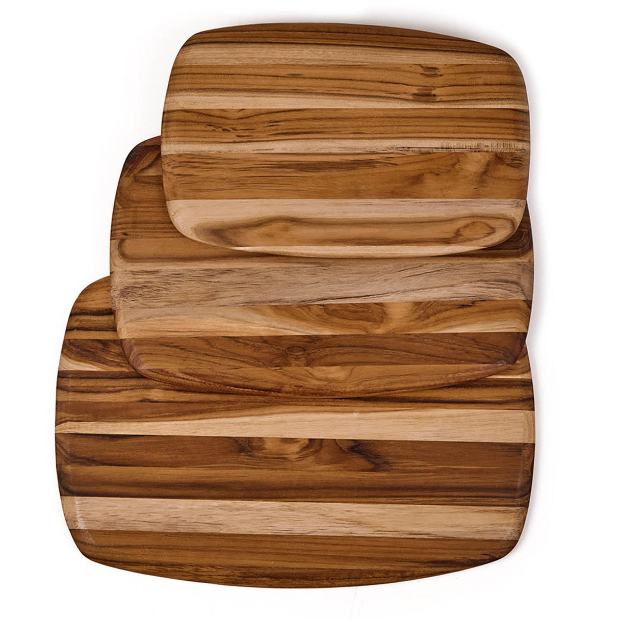 Teakholz-Schneidebrett von TEAKHAUS, rechteckig, elegante Oberfläche aus Teakholz, ideal für die Küche.