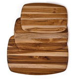 Teakholz-Schneidebrett von TEAKHAUS, rechteckig, elegante Oberfläche aus Teakholz, ideal für die Küche.