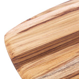 Rechteckiges Teakholz-Schneidebrett von TEAKHAUS, elegantes Schneidebrett aus langlebigem Teakholz für die Küche.