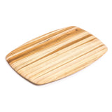 TEAKHAUS Teakholz-Schneidebrett, rechteckig, elegante Oberfläche, langlebiges Holz für Küchenarbeiten, natürliche Holzmaserung sichtbar