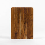 Teakholz-Schneidebrett von TEAKHAUS aus hochwertigem Teak, glatte Oberfläche und stabile Kante, ideal für Küchenarbeit.
