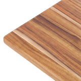 Teakholz-Schneidebrett ESSENTIAL von TEAKHAUS aus hochwertigem Teakholz, glatte Oberfläche und langlebiges Schneidebrett