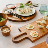 Teakholz-Schneidebrett von TEAKHAUS, BISTRO-Design, robustes Teakholz, ideal für die Küche, handgefertigt und langlebig