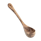 BÉRARD Schöpflöffel aus Olive-Holz, 35 cm, handgefertigt, ideal zum Servieren von Suppen und Eintöpfen