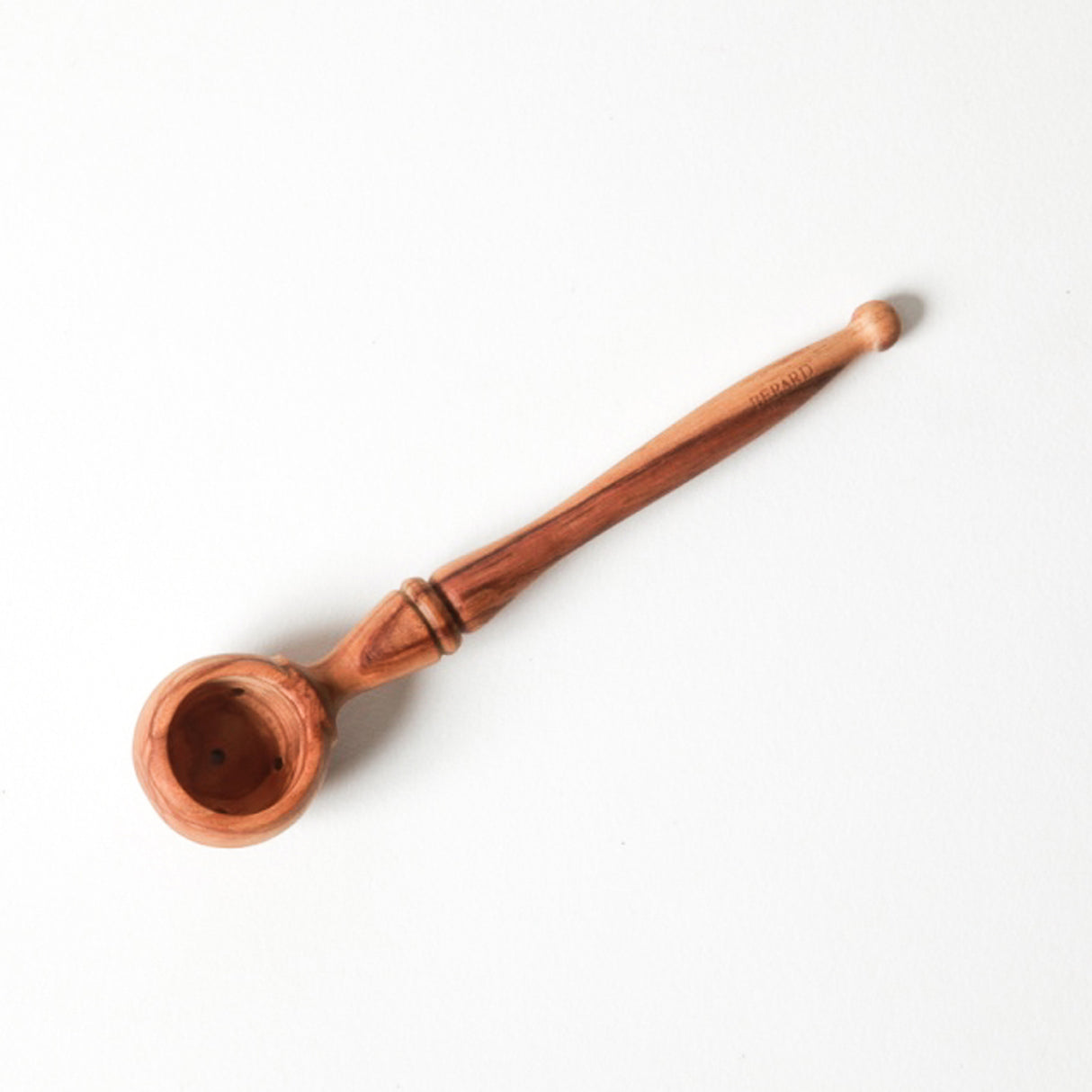 BÉRARD Olivenlöffel aus Edelstahl, 20 cm lang, mit Olivendesign, ideal für das Servieren von Oliven.