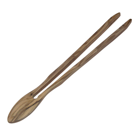 BÉRARD Koch- und Servierzange OLEA aus Edelstahl, 24 cm, mit Olive-Motiv, ideal zum Servieren und Grillen