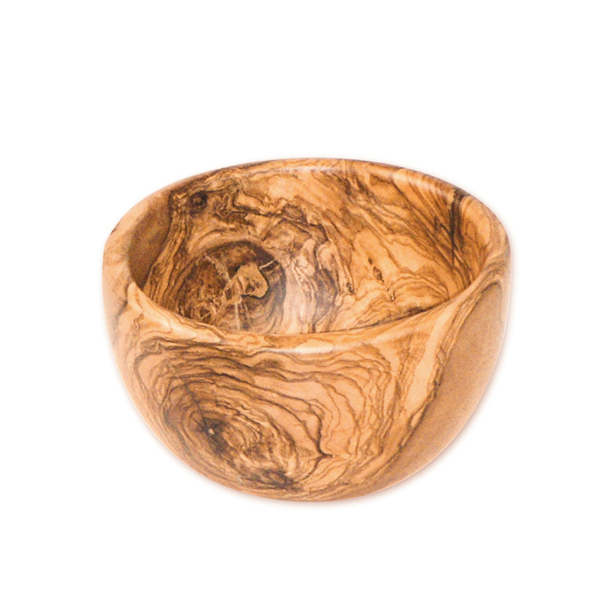 Obstschale von BÉRARD aus Olive, Durchmesser ca. 24 cm, runde Schale für Obst und Dekoration, elegante Küchenaccessoire