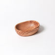 Oval BÉRARD Schale aus Olive, 9,8 cm Durchmesser, handgefertigte Keramikschale für Deko oder Servieren.