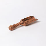 BÉRARD Salzschaufel aus Oliveholz, 18 cm lang, mit schmalem Griff und tiefem Schaufelbereich für Salz und Gewürze