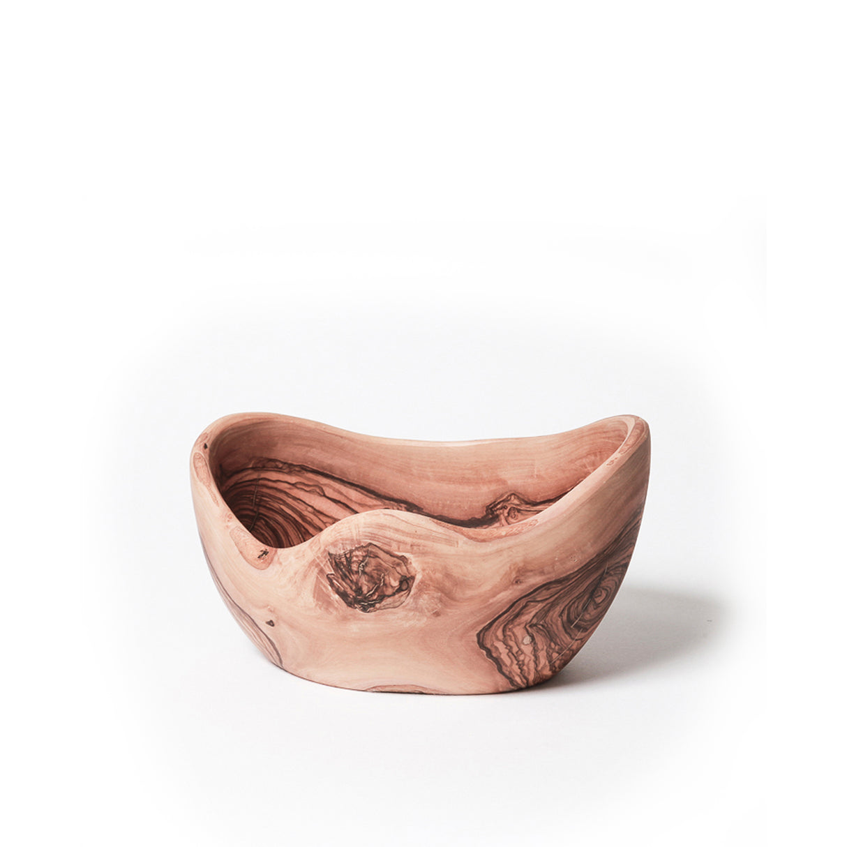 Obstschale von BÉRARD in Olivengrün, Durchmesser ca. 24 cm, aus hochwertigem Material, zeigt die elegante Form und Textur.