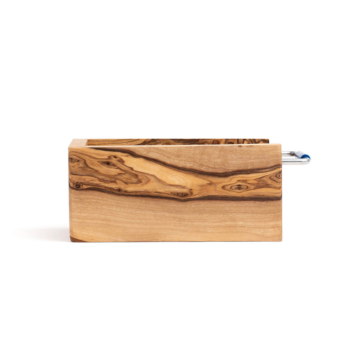 BÉRARD Parmesanreibe mit Box, 15 cm, aus Edelstahl, mit Griff und Reibfläche, ideal für Hartkäse, auf weißem Hintergrund.