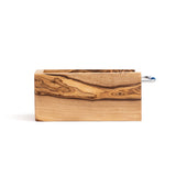 BÉRARD Parmesanreibe mit Box, 15 cm, aus Edelstahl, mit Griff und Reibfläche, ideal für Hartkäse, auf weißem Hintergrund.