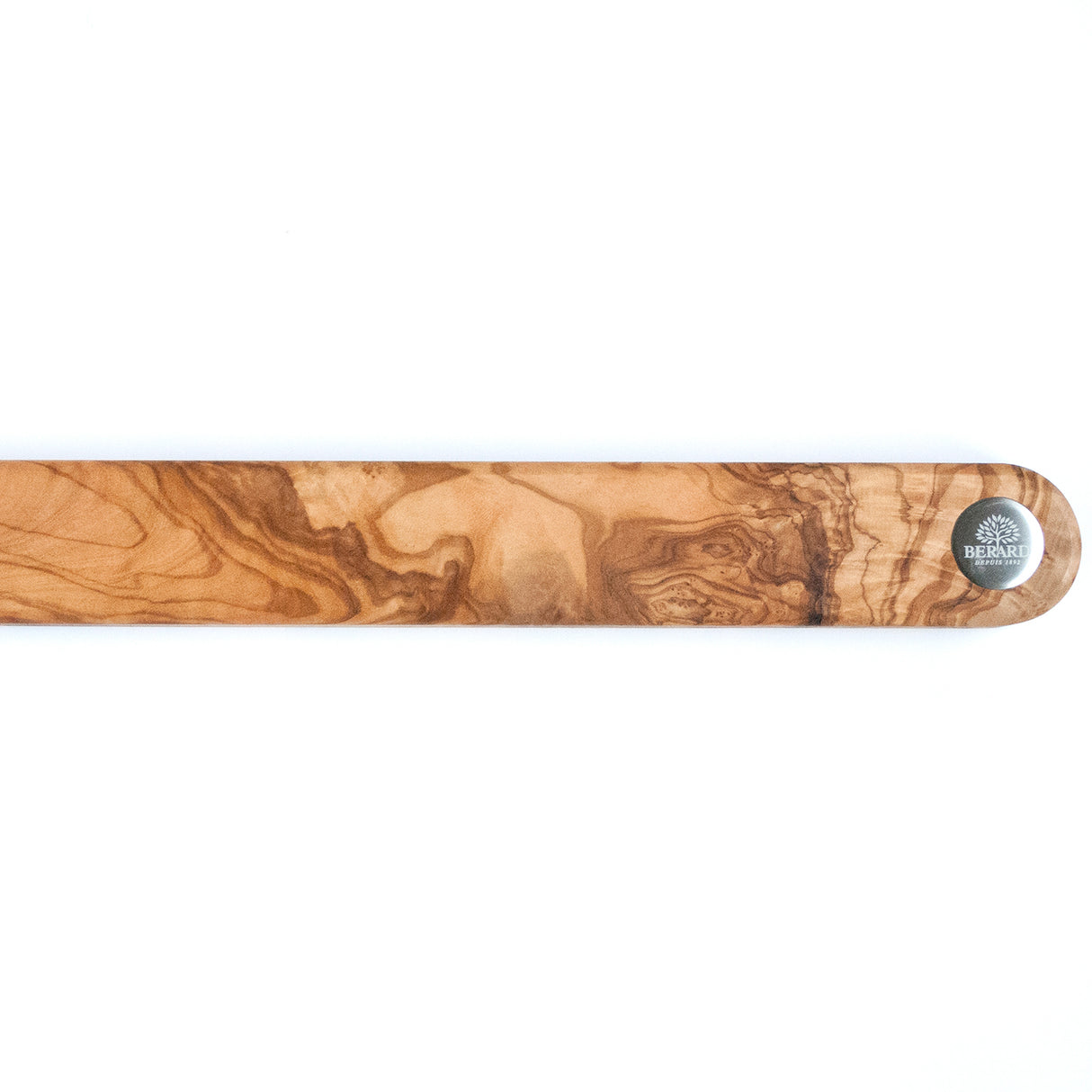 BÉRARD Messerleiste aus Holz, 32 x 4 cm, mit Haken zum Aufhängen von Messern, in einer Küchenumgebung sichtbar