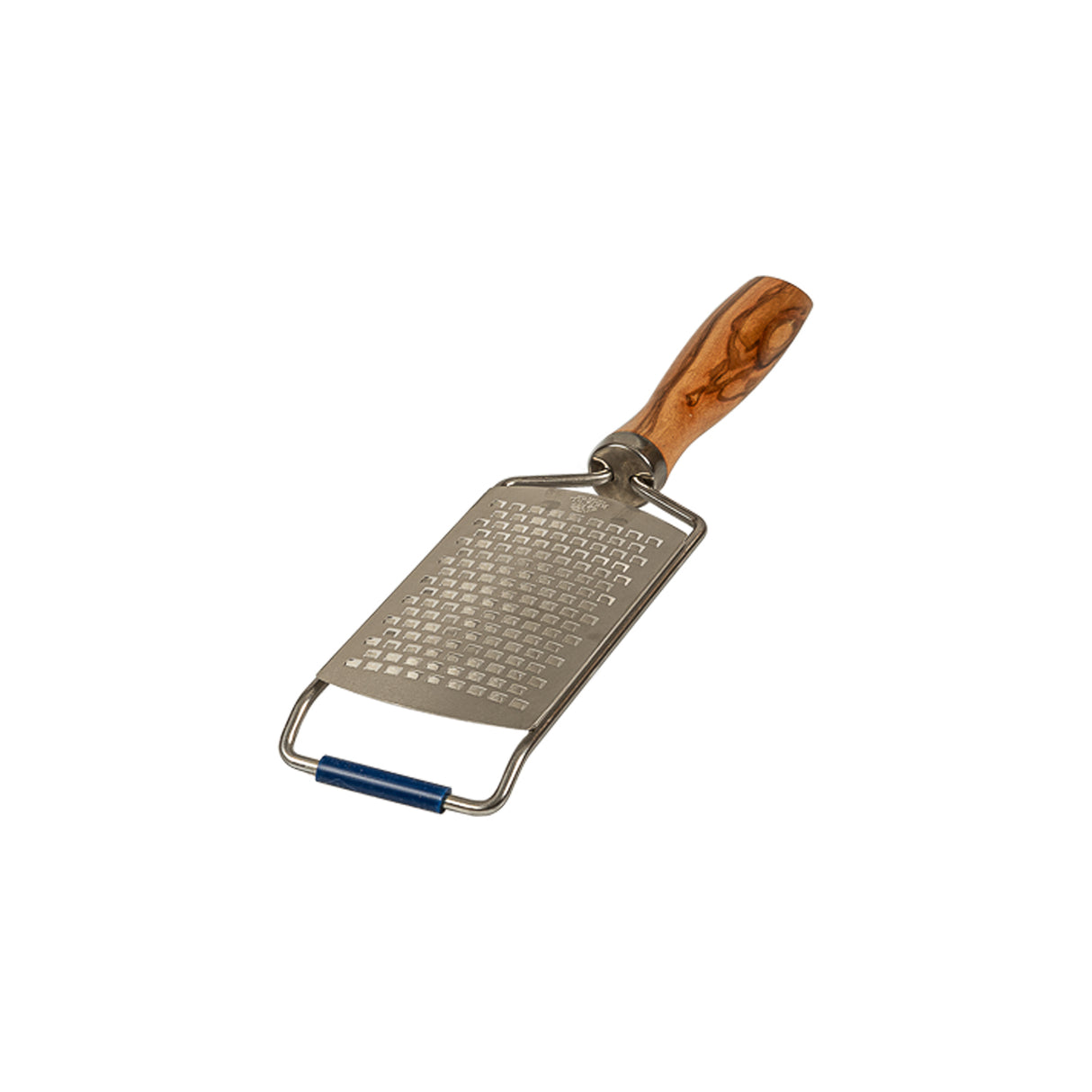 BÉRARD Käse-Reibe aus Edelstahl mit Olivenmuster, 32 cm lang, für Käse und Hartkäse, robustes Küchenwerkzeug