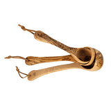 BÉRARD Oliven-Schöpflöffel aus Edelstahl, 30 cm lang, ideal zum Servieren von Oliven und Antipasti.