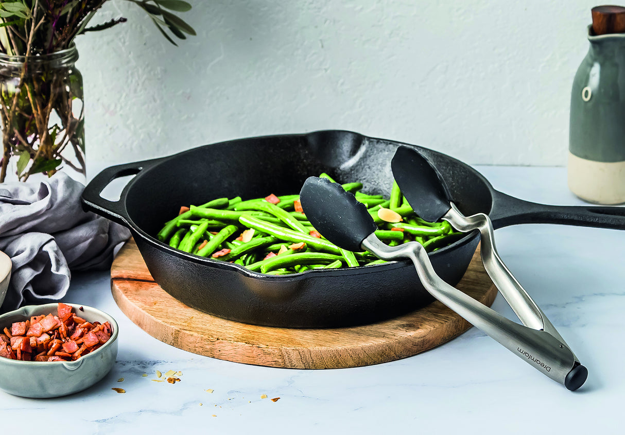 Nylon-Küchenzange Clongs Lite von Dreamfarm, aus robustem Nylon, ideal zum Kochen und Servieren in der Küche.