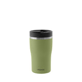 PROFINO Thermobecher BARISTA in Salbeigrün, isolierend und aus langlebigem Material, ideal für unterwegs.