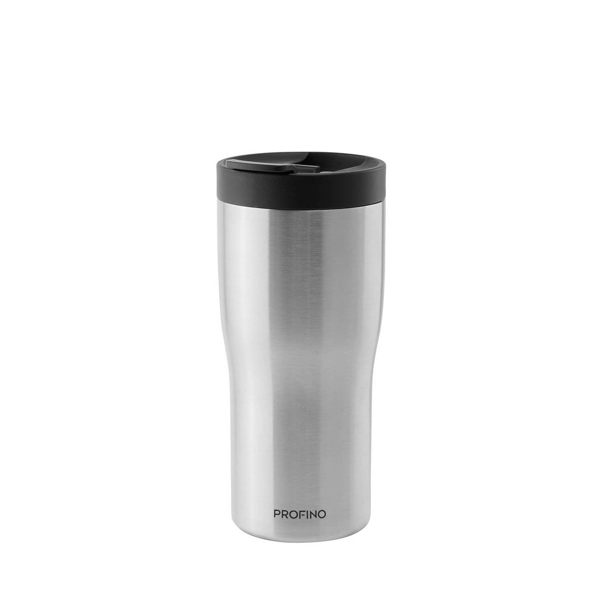 Edelstahl Thermobecher BARISTA von PROFINO mit Deckel, ideal für Kaffee unterwegs, robustes und stilvolles Design