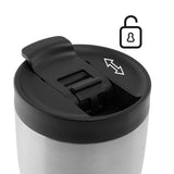 Edelstahl-Thermobecher BARISTA von PROFINO, isoliert, mit Deckel, ideal für Kaffee unterwegs, stabile und langlebige Trinkflasche