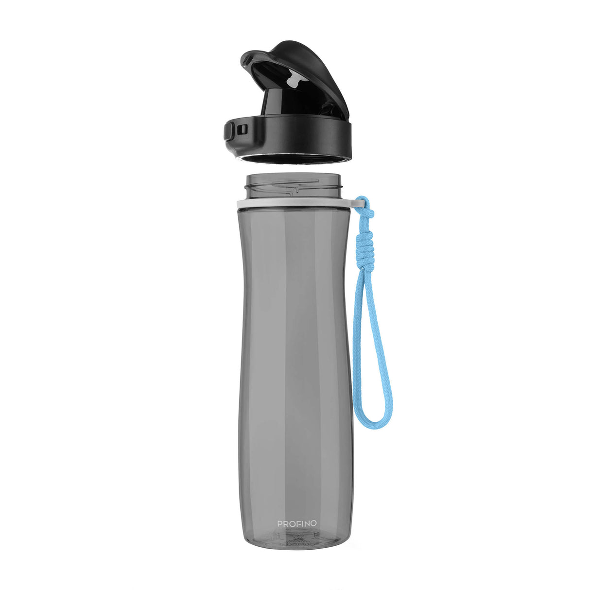 PROFINO Trinkflasche ACTIVE, 750 ml, aus langlebigem Material, mit Schraubverschluss und ergonomischem Design, für unterwegs