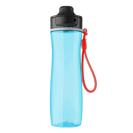 PROFINO Trinkflasche ACTIVE, 750 ml, aus Plastik mit Schraubverschluss und sportlichem Design, ideal für unterwegs